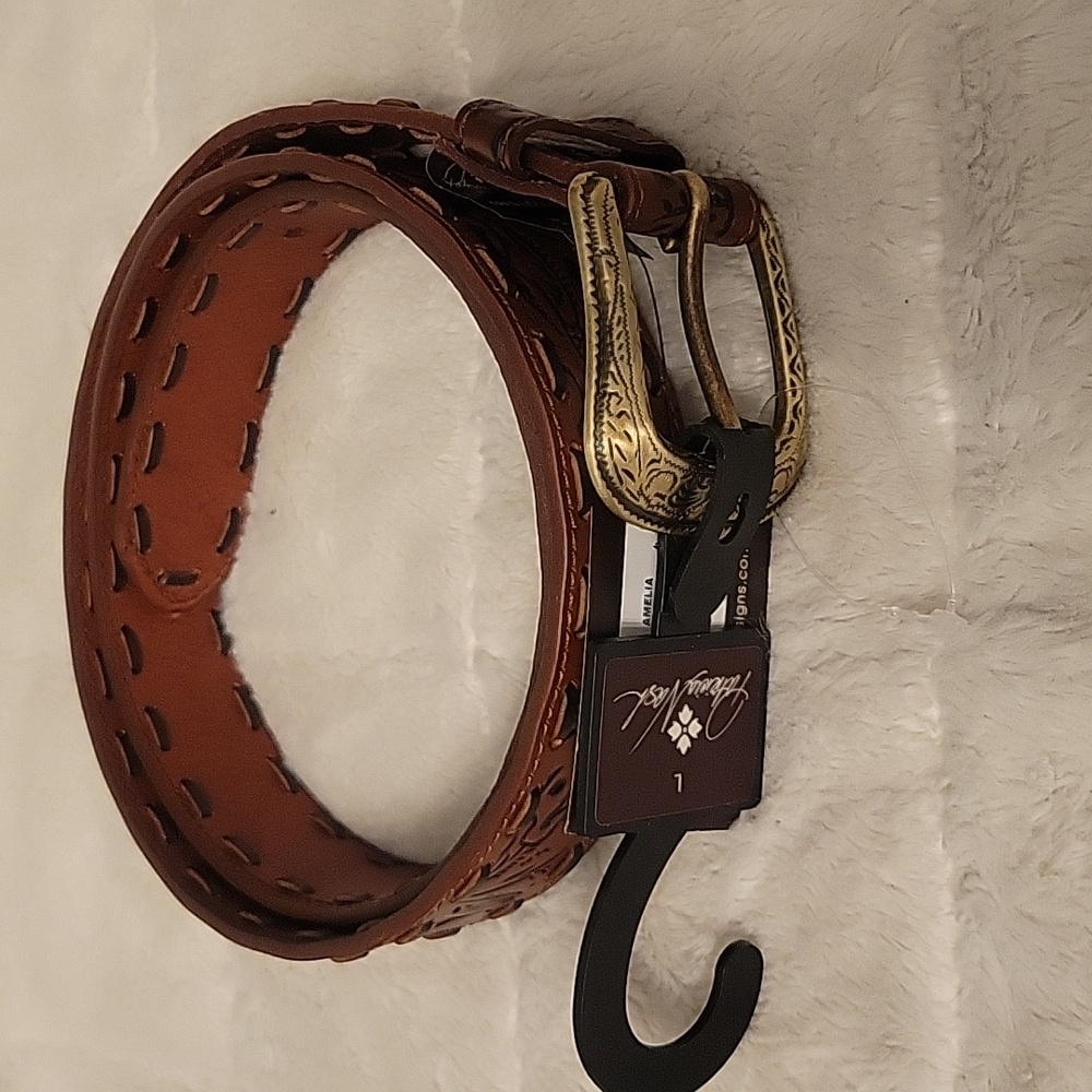Patricia Nash Amelia Tan Size Large Women's Belt